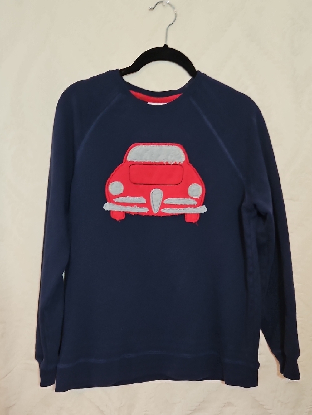 Hanna Andersson Navy Top with Red Trim